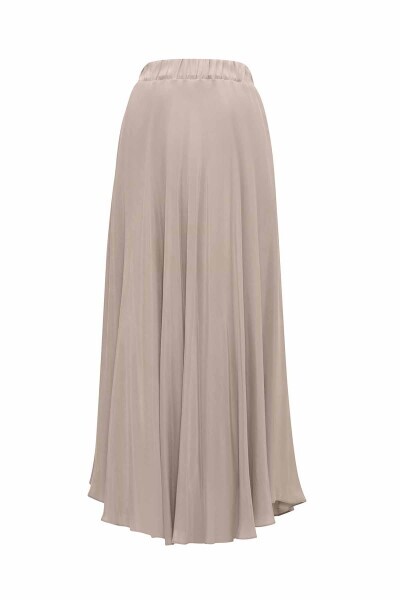 Bias Cut Cupro Flared Skirt - 5