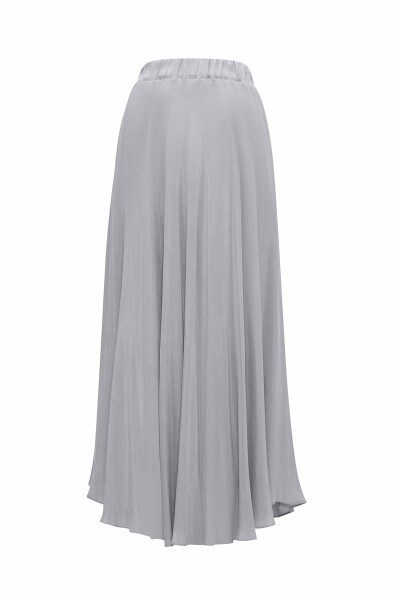 Bias Cut Cupro Flared Skirt - 12