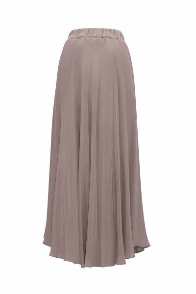 Bias Cut Cupro Flared Skirt - 14