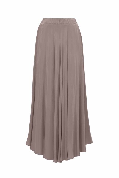 Bias Cut Cupro Flared Skirt - 2