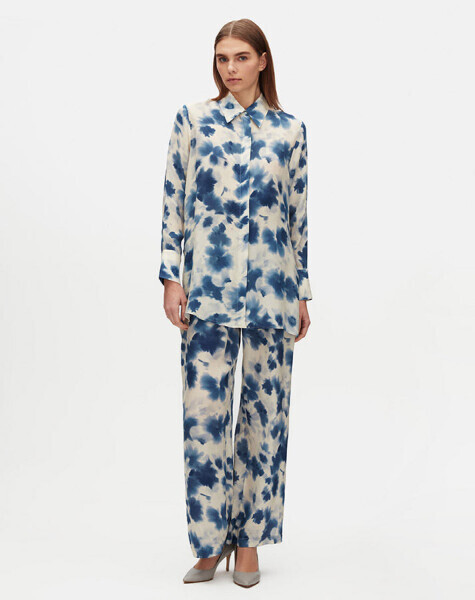 Gradient Floral Patterned Shirt - 1