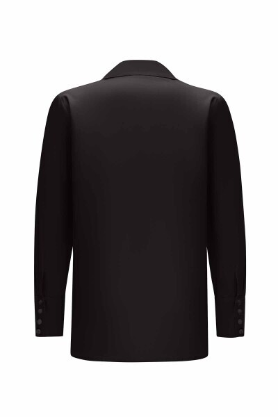 Hidden Placket Poplin Shirt - MISS DALIDA (1)