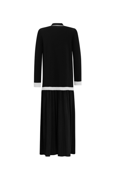 Cupro-Triko Gömlek 1237-MİNK Elbise - 13