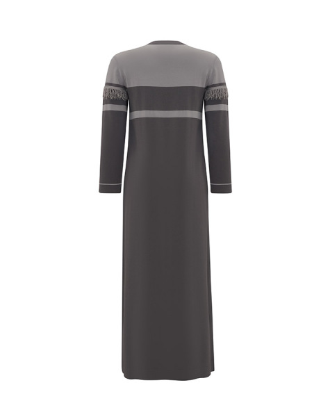 T25Y-4016 Stripe and Tassel Detailed Knitwear Dress - 10