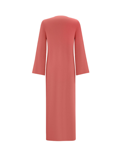 T25Y-4030 Solid Color Basic Knitwear Dress - 8
