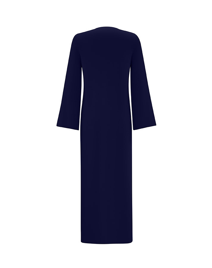 T25Y-4030 Solid Color Basic Knitwear Dress - 9