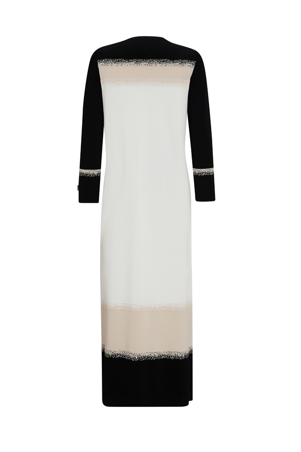 T25Y-4033 Three Color Knitwear Dress - 14