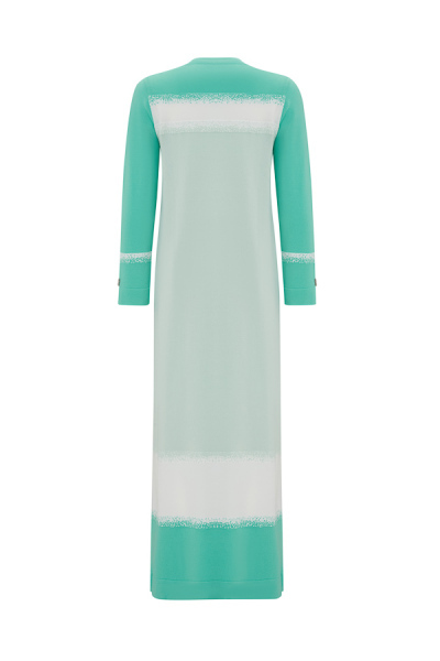 T25Y-4033 Üç Renkli Triko Elbise BLACK - 7