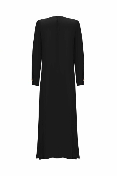 Cupro Dress with Pocket Flap - 2