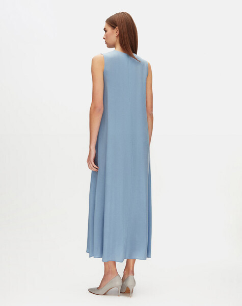 T25Y-4043 Kolsuz Cupro İç Elbise BLUE - 3