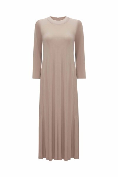 A Cut Round Neck Dress 