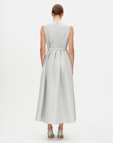 Sleeveless Taffeta Dress 