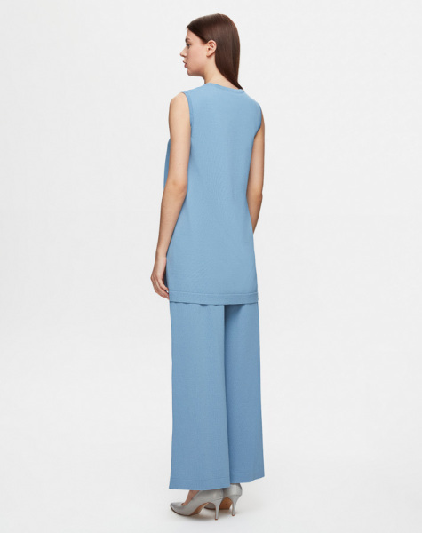 Basic Kolsuz Triko Lavander Tunik - 2