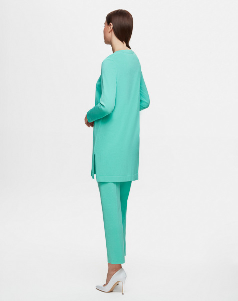 T25Y-6001 Uzun Kollu Basic Triko Tunik 1150-MİNT - 2