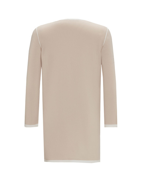 T25Y-6010 Yanları Kıvırmalı Renkli Triko Tunik 1021-SAND - 7