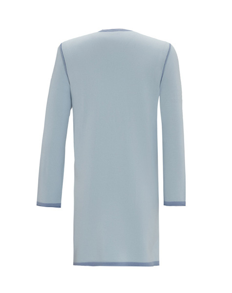 T25Y-6010 Yanları Kıvırmalı Renkli Triko Tunik 1324-LIGHT BLUE - MISS DALIDA (1)