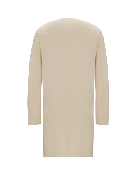 Fırça Desenli Triko Sarı Tunik - 2