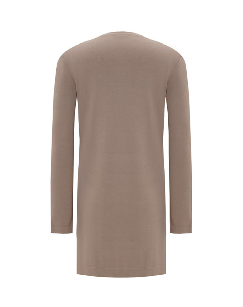 Kruvaze Kesim Cupro Triko 1318-ANTHRACITE Tunik - 6