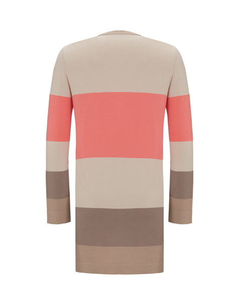 Renkli Desenli Triko Tunik 1179-GREY / MİNT 1243-LIGHT - 5