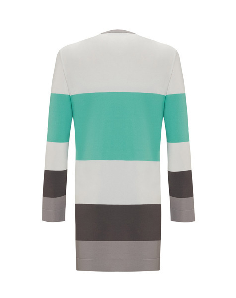 Renkli Desenli Triko Tunik 1179-GREY / MİNT 1243-LIGHT - 11