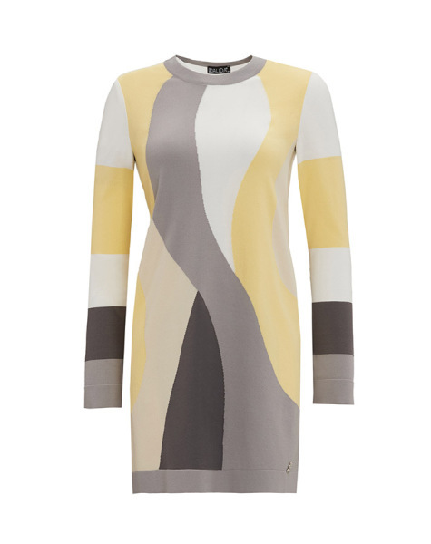 Renkli Desenli Triko Tunik 1179-GREY / MİNT 1243-LIGHT - 12