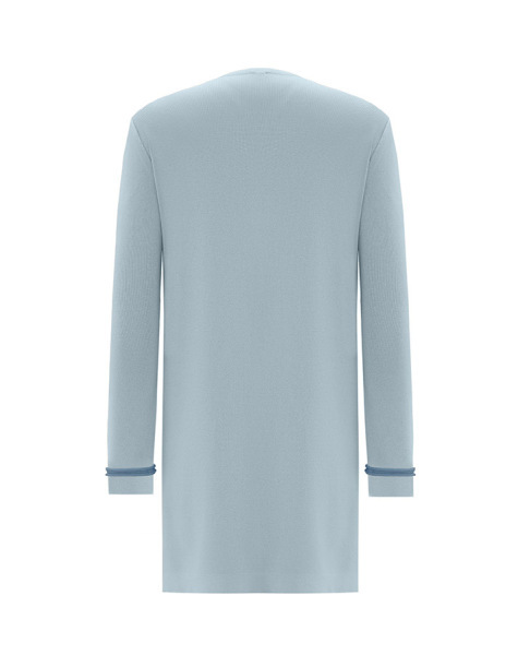 T25Y-6030 Tiktak Detaylı Triko Tunik 1324-LIGHT BLUE - MISS DALIDA (1)