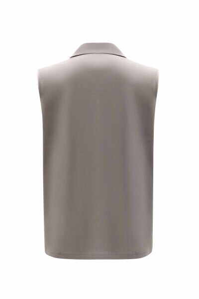 Double Breasted Waist Belted Tunic - 3