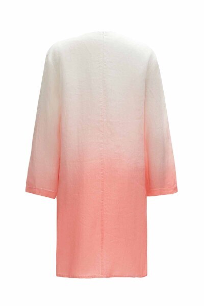 Gradient Long Sleeve Linen Tunic - MISS DALIDA (1)