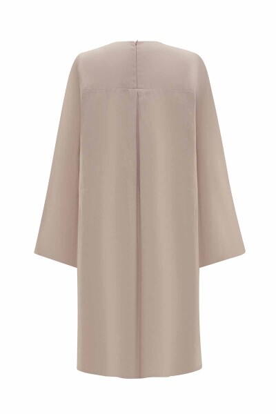 Two Color Relaxed Cut Linen Tunic - MISS DALIDA (1)