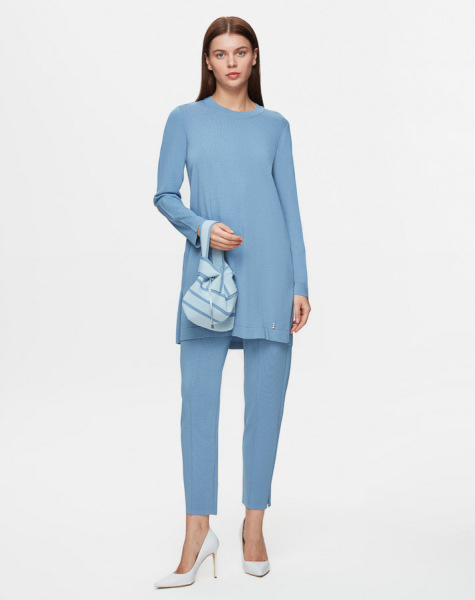 Dar Paça Triko Lavander Pantolon 