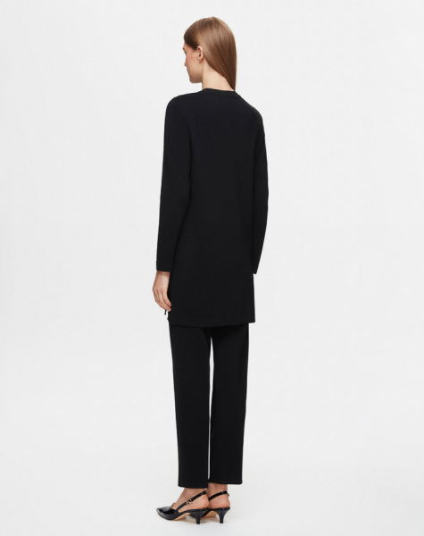 T25Y-7000 Dar Paça Triko Pantolon BLACK - 3