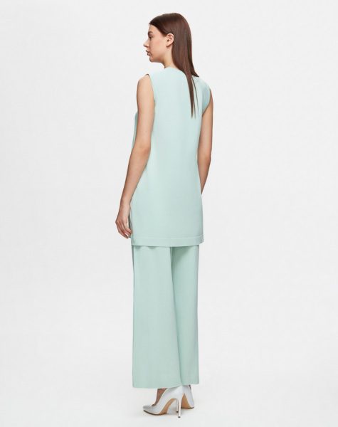 T25Y-7001 Bol Paça Triko Pantolon 1237-MİNK - 2