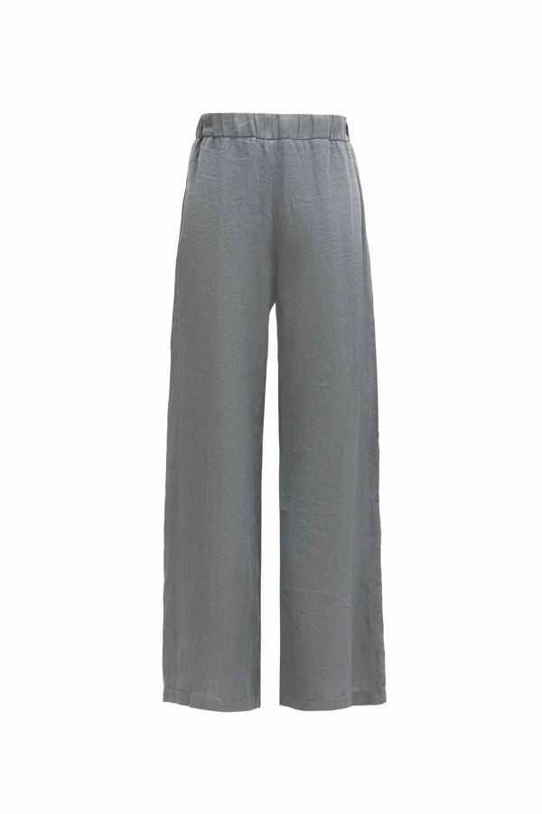 Beli Lastikli Keten Pantolon - 14