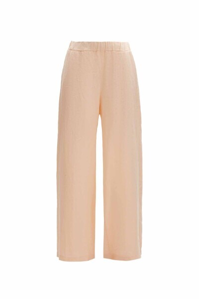 T25Y-7016 Keten Pantolon SALMON - MISS DALIDA (1)