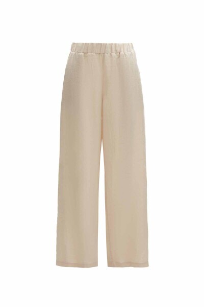 T25Y-7016 Keten Pantolon STONE - 1