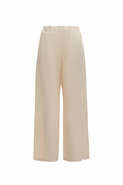 T25Y-7016 Keten Pantolon STONE - 2