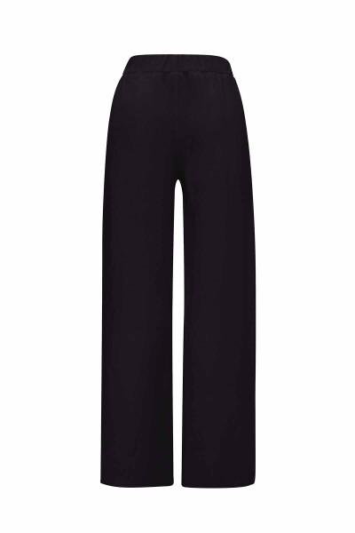 Beli Lastikli Bol Paça Cupro Pantolon - 2