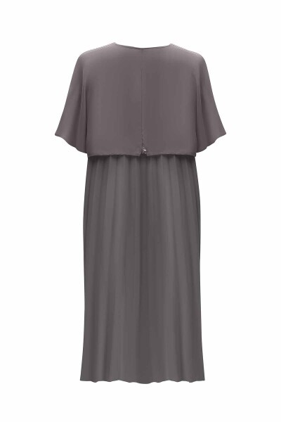T25Y-8001 Omuzu Fermuar Detaylı Ceket ANTHRACITE - 2