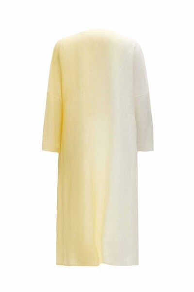 Gradient Linen Long Jacket - 4