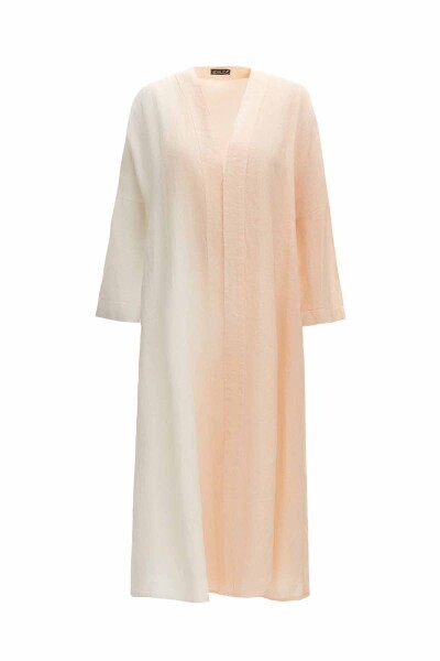 Gradient Linen Long Jacket - 5