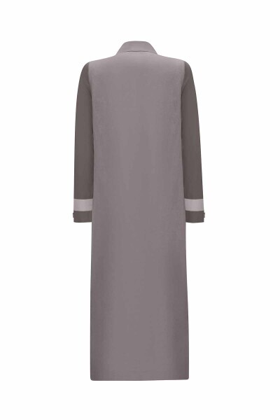 Şerit Detaylı Antrasit Ceket - 2