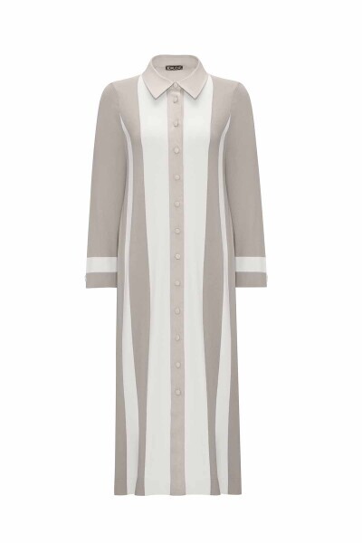 Stripe Detailed Jacket - 1