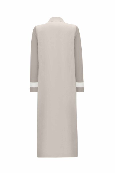 T25Y-8019 Şerit Detaylı Ceket GREY - MISS DALIDA (1)