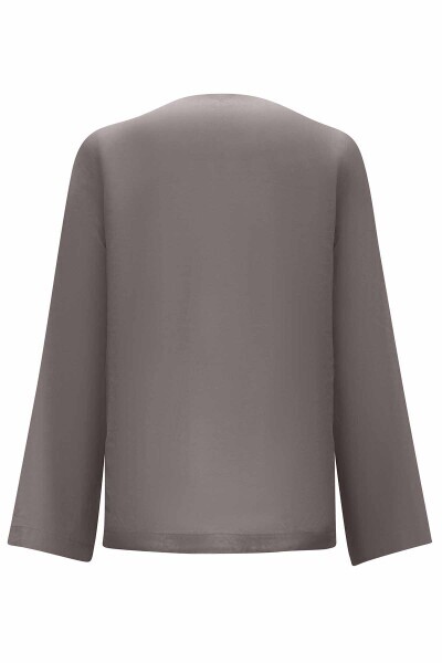 Keten Kısa Antrasit Ceket - 2