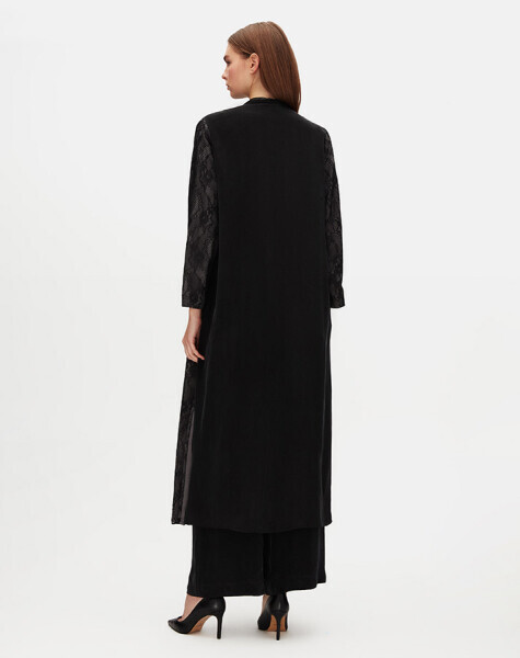 İç Astarlı Dantel Siyah Ceket - MISS DALIDA (1)