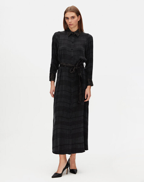 Tied Waist Jacquard Cupro Jacket - 1