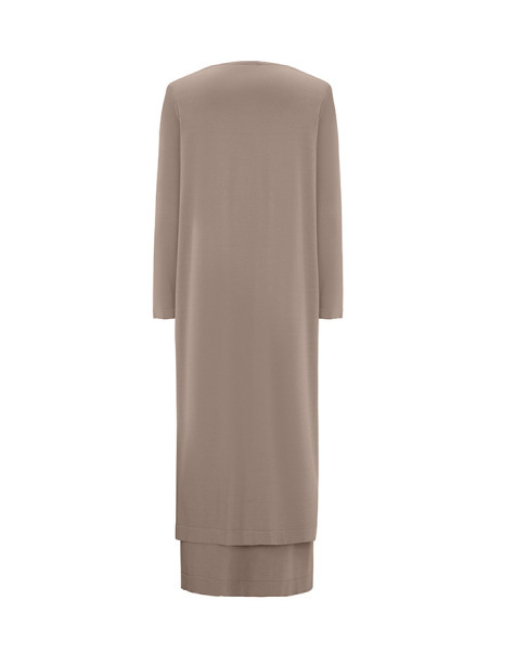 T25Y-9007 Kendiden Delikli Uzun Triko Hırka 1237-MİNK - MISS DALIDA (1)