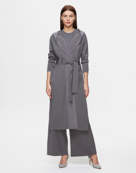 Köprülü Düz Hırka Vizon - 1