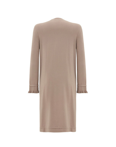 Ve Bileği Fırfırlı Triko Hırka Siyah - 9