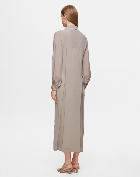 Yaka Triko Cupro Vizon Kap - 3